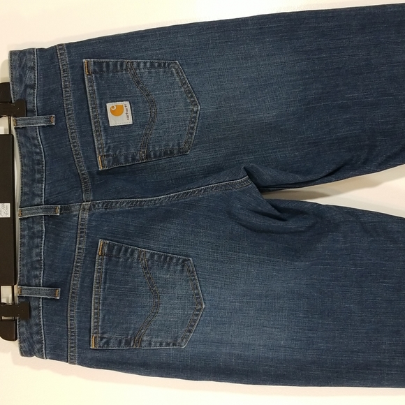 Carhartt Women's Blue Denim Jeans size 10 - Picture 5 of 10